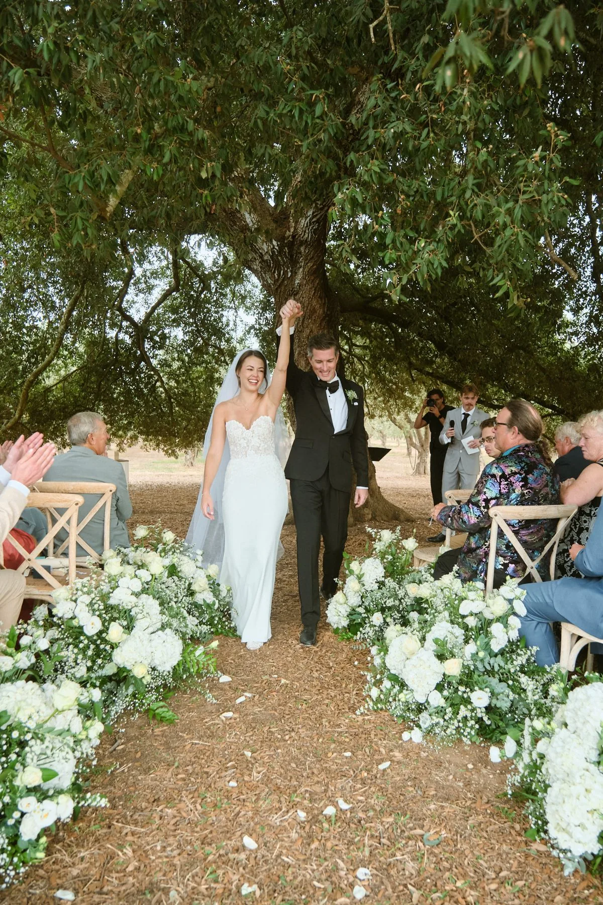 The exchange of vows during the ceremony